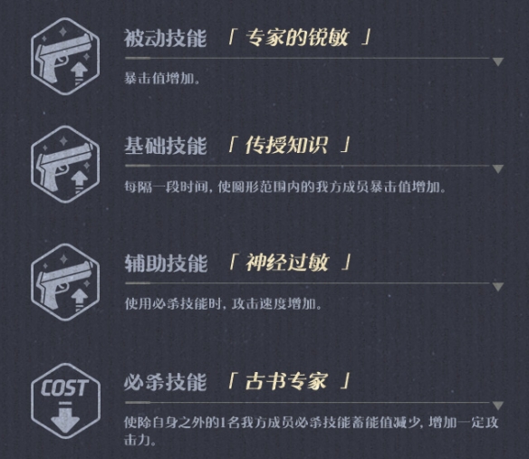 《蔚蓝档案》古关忧技能介绍