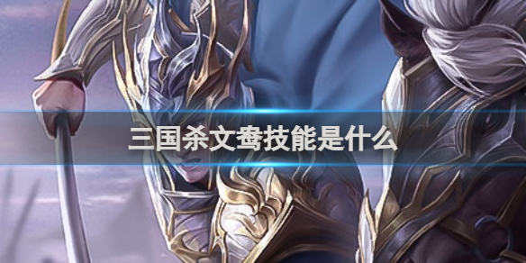 《三国杀》文鸯技能是什么