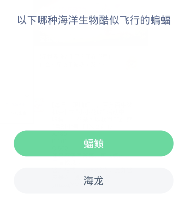 《支付宝》2024神奇海洋的每日问题分享汇总
